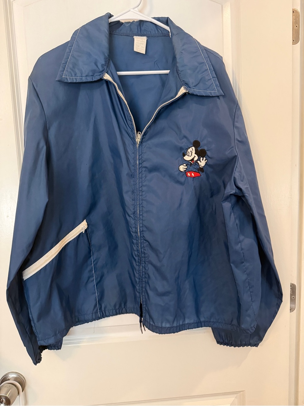 Vintage 1970s Mickey Mouse Windbreaker Jacket Walt Disney